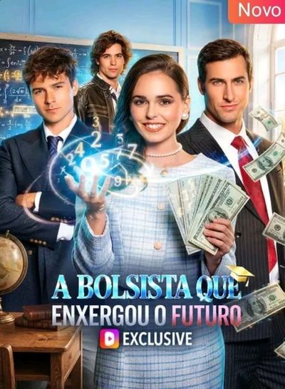 Capa da minisserie A Bolsista que Enxergou o Futuro