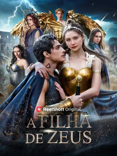 Capa da minisserie A Filha de Zeus -