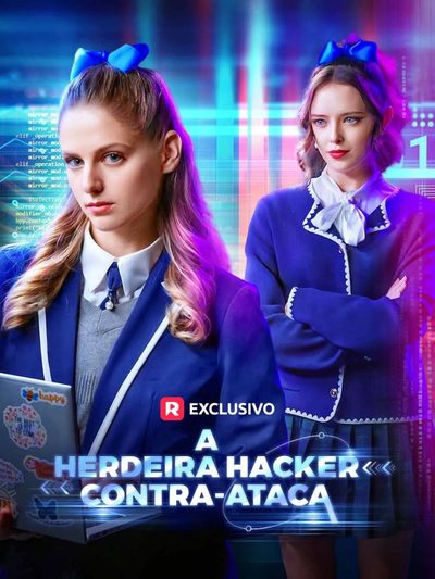 Capa da minisserie A Herdeira Hacker Contra-ataca -
