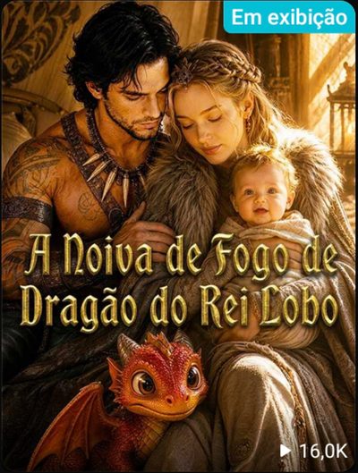Capa da minisserie A Noiva de Fogo de Dragão do Rei Lobo