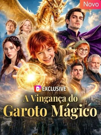 Capa da minisserie A Vingança do Garoto Mágico