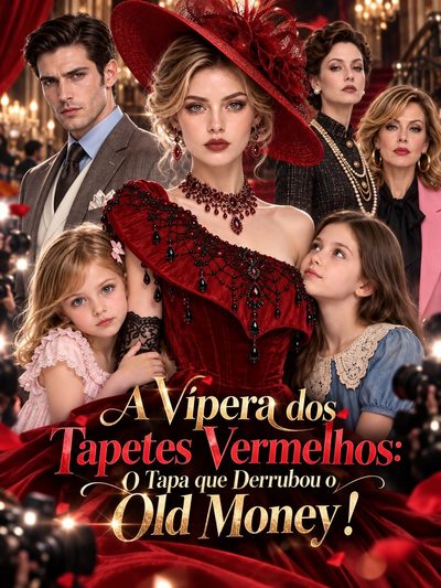 Capa da minisserie A Vípera dos Tapetes Vermelhos o Tapa que Derrubou o Old Money