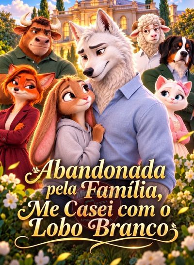Capa da minisserie Abandonada Pela Família, Me Casei com Um Lobo Branco