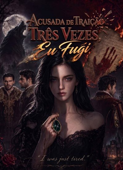 Capa da minisserie Acusada de Traição Três Vezes, Eu Fugi