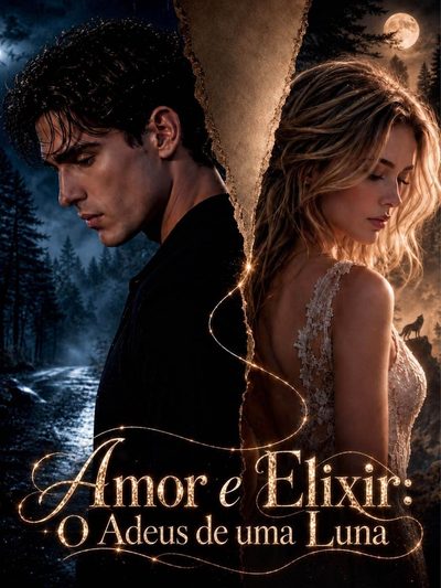 Capa da minisserie Amor e Elixir: o Adeus de uma Luna