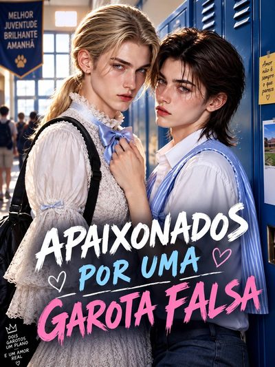 Capa da minisserie Apaixonados por uma Garota Falsa - Lgbt Bl