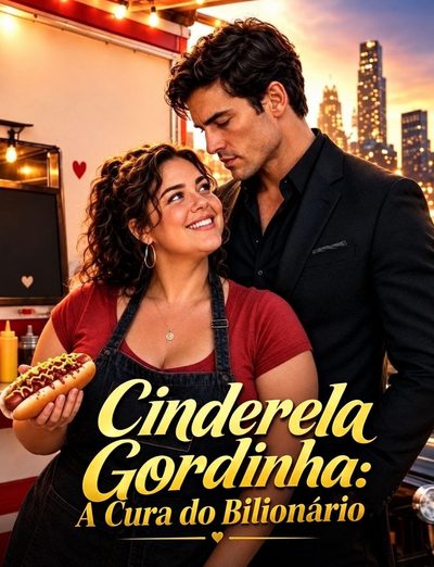 Capa da minisserie Cinderela Gordinha: a Cura do Bilionário