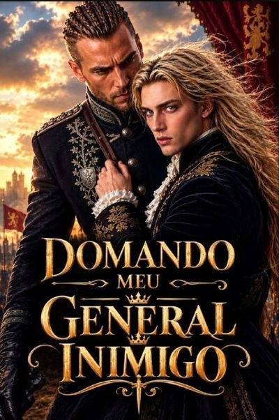 Capa da minisserie Domando Meu General Inimigo - Lgbt Bl