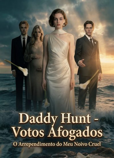 Capa da minisserie Drowned Vows - My Cruel Fiance's Regret - Votos Afogados - o Arrependimento do Meu Noivo Cruel (feito por Ia)