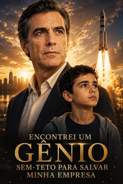 Capa da minisserie Encontrei Um Gênio Sem-teto para Salvar Minha Empresa