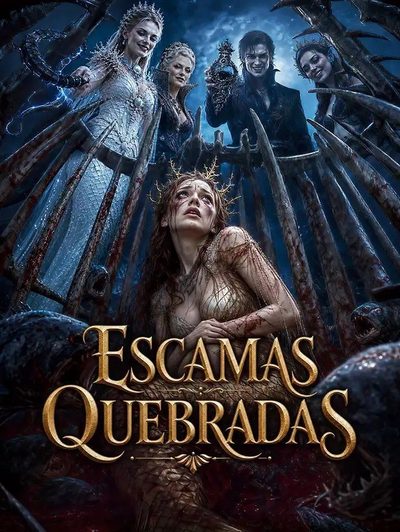 Capa da minisserie Escamas Quebradas