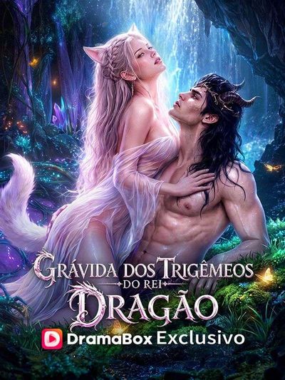 Capa da minisserie Grávida dos Trigêmeos do Rei Dragão -