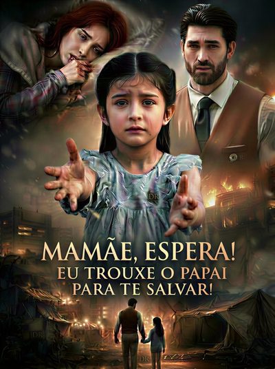 Capa da minisserie Mamãe, Espere!, Eu Trouxe o Papai para Te Salvar Mamãe, Segura, Eu Trouxe o Papai para Te Salvar Mommy Hold On! I Brought Daddy To Save You