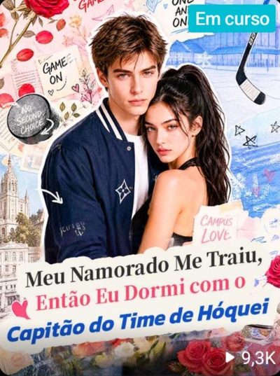 Capa da minisserie Meu Namorado Me Traiu Então Dormi com o Capitão do Time de Hóquei