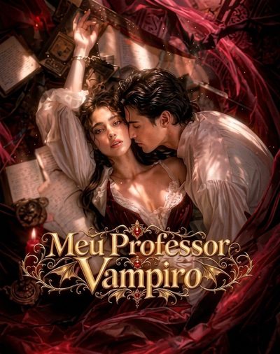 Capa da minisserie Meu Professor Vampiro (prévia)
