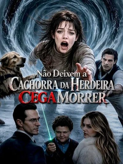 Capa da minisserie Não Deixem a Cachorra da Herdeira Cega Morrer