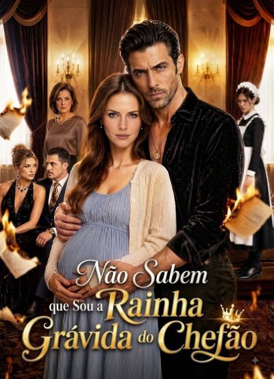 Capa da minisserie Não Sabem que Sou a Rainha Grávida do Chefão -