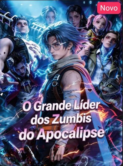 Capa da minisserie O Grande Líder dos Zumbis do Apocalipse - Anime