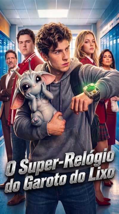 Capa da minisserie O Super-relógio do Garoto do Lixo
