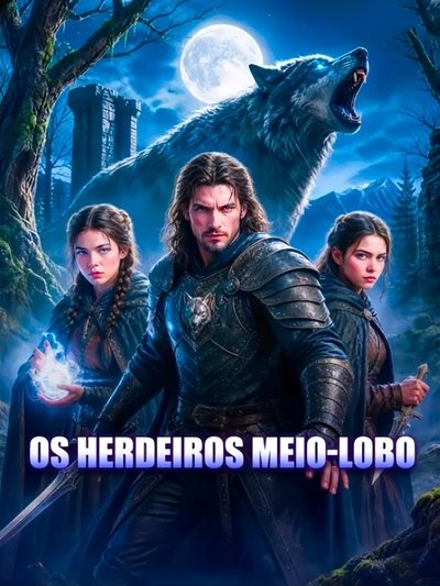 Capa da minisserie Os Herdeiros Meio Lobo