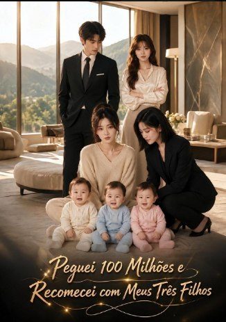 Capa da minisserie Peguei 100 Milhões e Recomecei com Meus Três Filhos