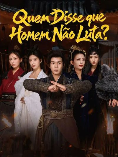 Capa da minisserie Quem Disse que Homem Não Luta?