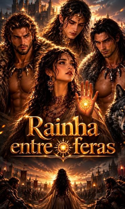 Capa da minisserie Rainha Entre Feras
