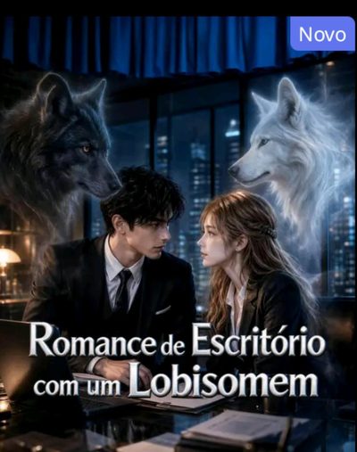 Capa da minisserie Romance de Escritório com Um Lobisomem