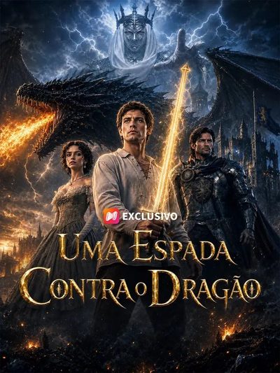 Capa da minisserie Uma Espada Contra o Dragão